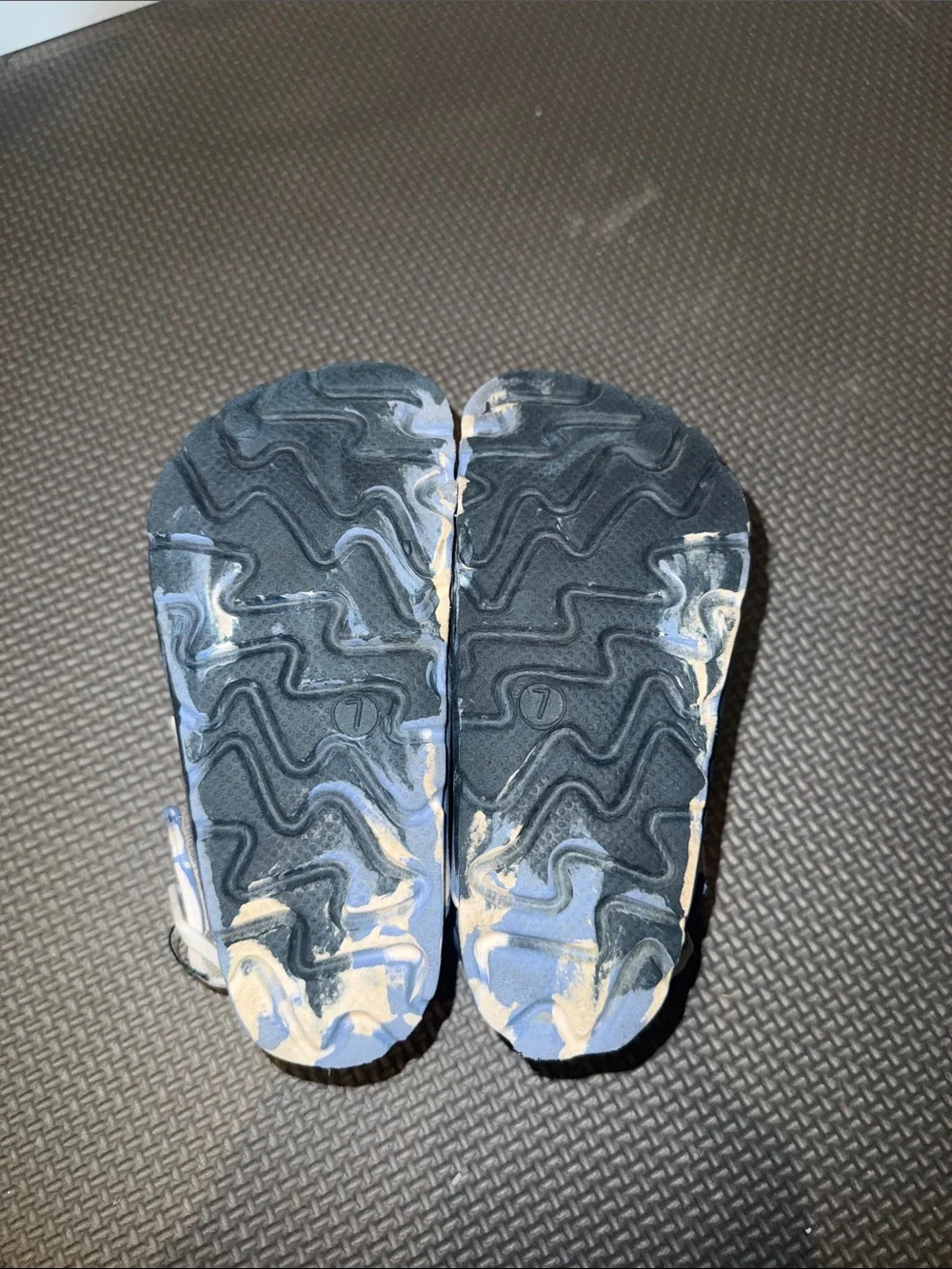 Boys Kids Blue Adjustable Buckle Sandals